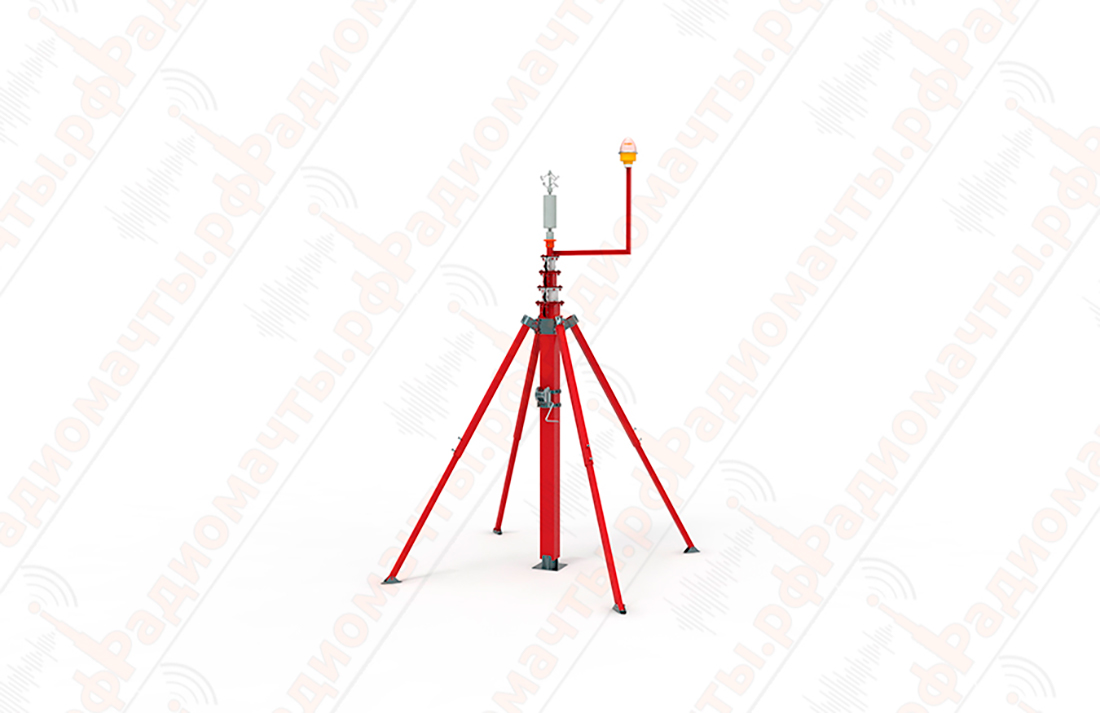 Метеорологическая телескопическая мачта