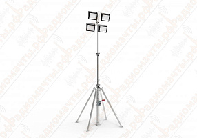 Нержавеющая телескопическая мачта с лебедкой 5.5 метров фото на сайте Радиомачты.рф