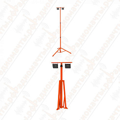 Осветительная мобильная мачта ОК-2 Луч Света mini 2.5 метра фото на сайте Радиомачты.рф