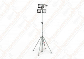 Стальная телескопическая мачта с лебедкой 9 метров фото на сайте Радиомачты.рф