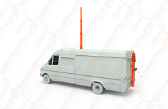 Автомобильная телескопическая мачта Купол 5 метров фото на сайте Радиомачты.рф