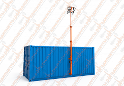 Контейнерная световая мачта Север от 6 метров фото на сайте Радиомачты.рф